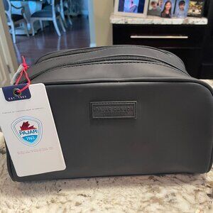 NWT Pajar Black Rubberized Dopp Kit